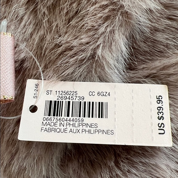 Victoria’s Secret Pink Faux Fur Christmas Stocking - Picture 7 of 7